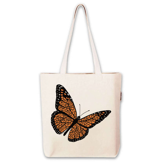 Monarch Butterfly Organic Tote Bag - Alice Frost Studio