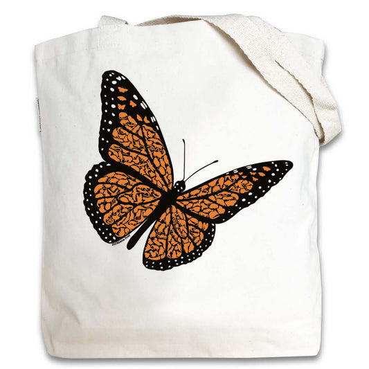 Monarch Butterfly Organic Tote Bag - Alice Frost Studio