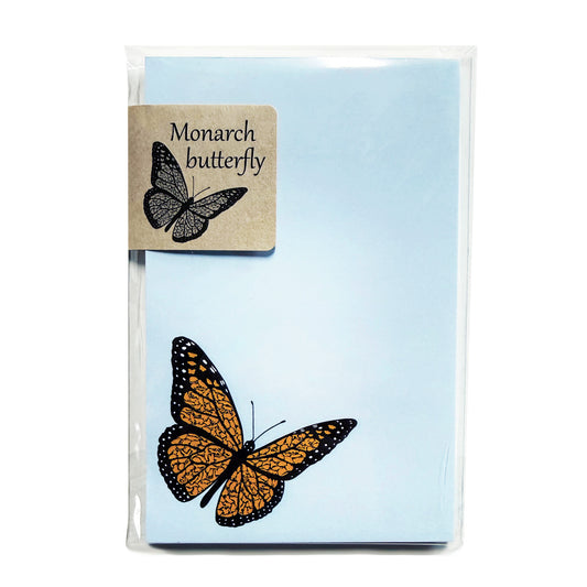 Monarch Butterfly Recycled Notepad - Alice Frost Studio