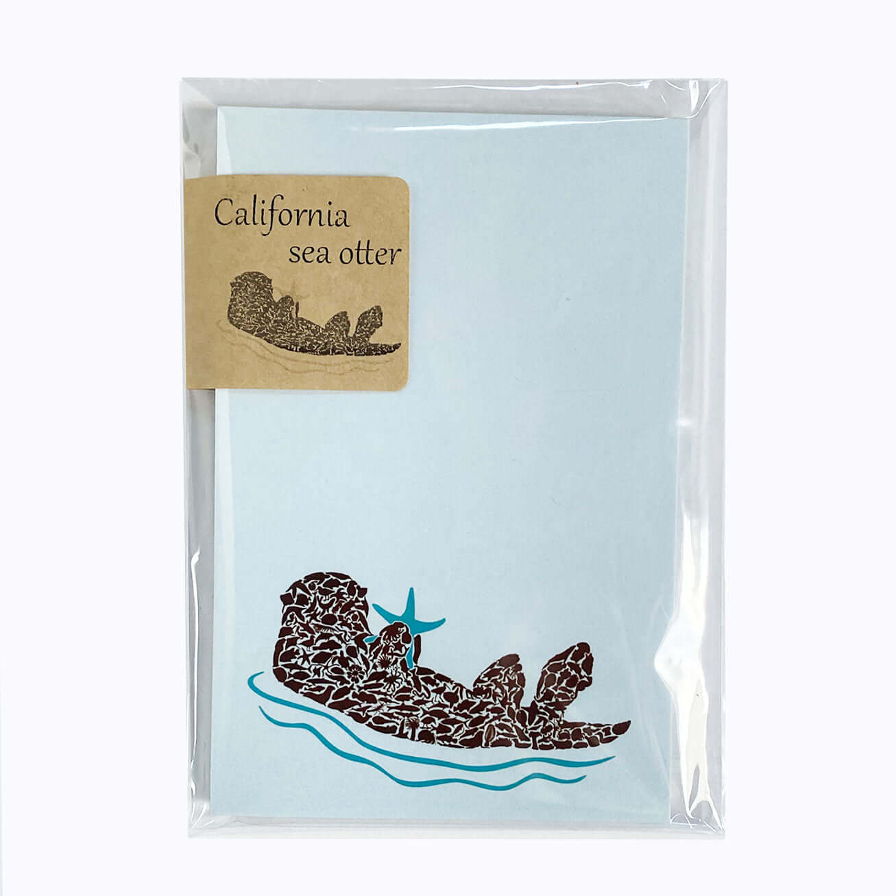 Sea Otter Recycled Notepad - Alice Frost Studio