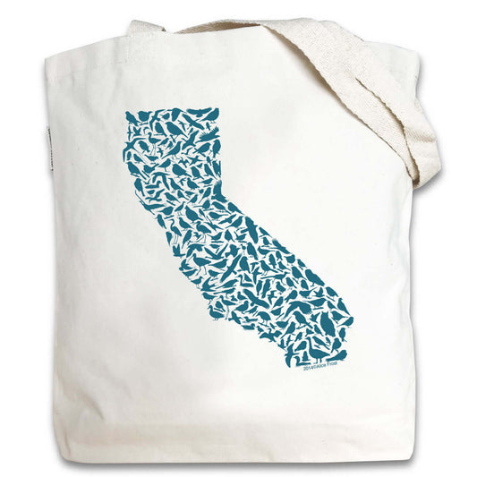 California Birds Organic Tote Bag - Alice Frost Studio