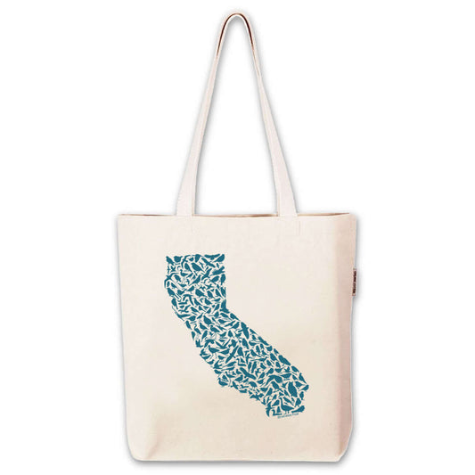 California Birds Organic Tote Bag - Alice Frost Studio