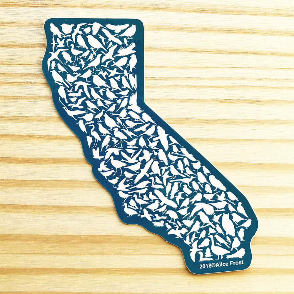 California Birds Sticker - Alice Frost Studio