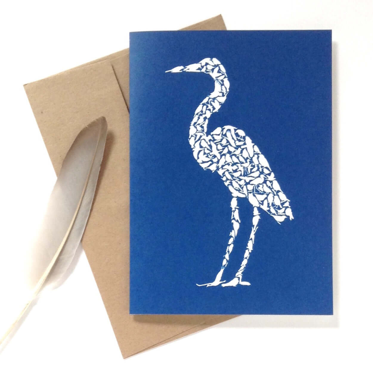 Great Egret Blank Card - Alice Frost Studio