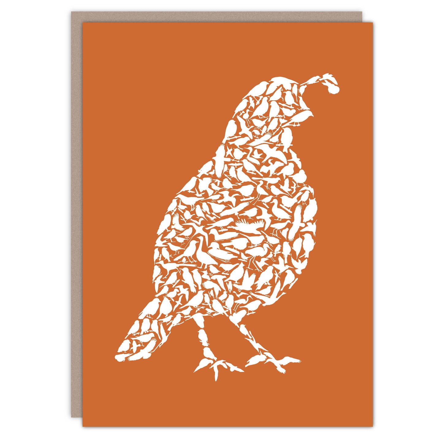 Quail Art Card - Alice Frost Studio