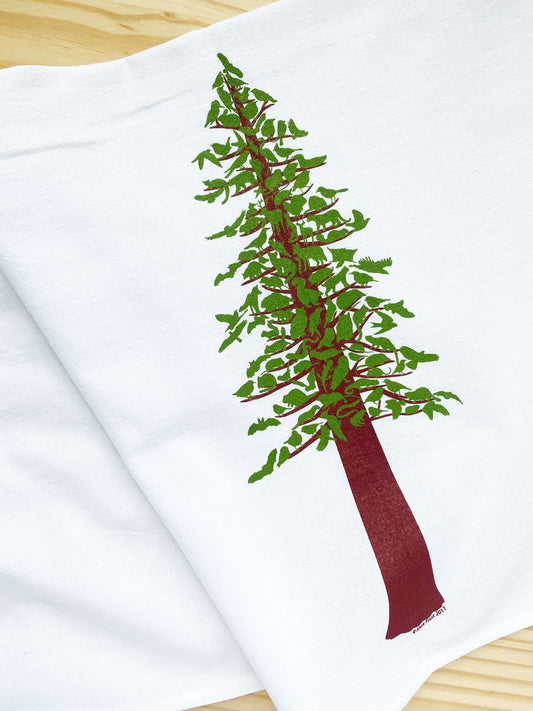Redwood Tree Flour Sack Towel - Alice Frost Studio