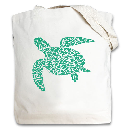 Sea Turtle Organic Tote Bag - Alice Frost Studio