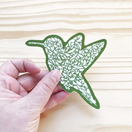 Hummingbird Sticker - Alice Frost Studio