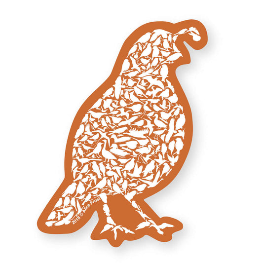 California Quail Sticker - Alice Frost Studio