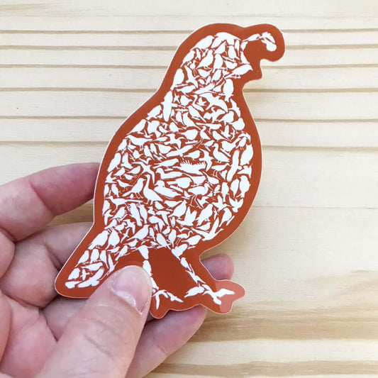 California Quail Sticker - Alice Frost Studio