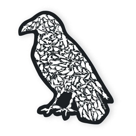 Raven Sticker - Alice Frost Studio