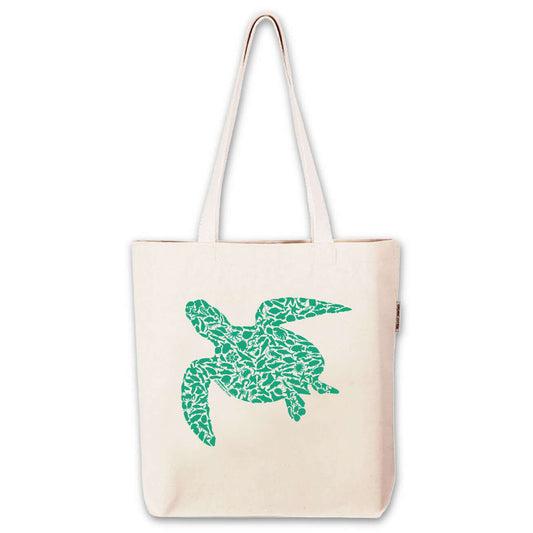 Sea Turtle Organic Tote Bag - Alice Frost Studio