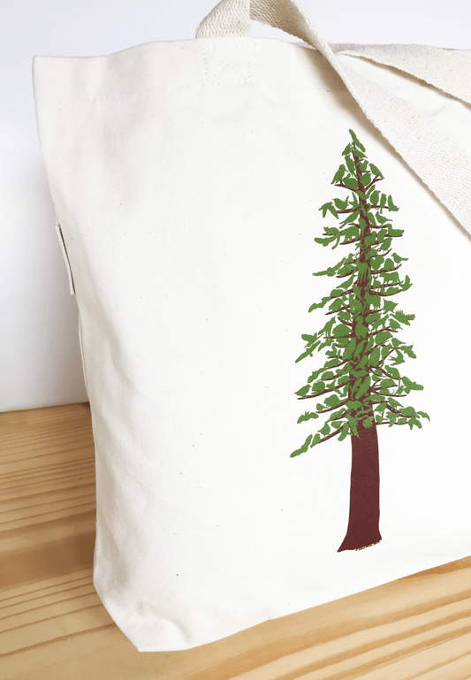Redwood Tree Organic Tote Bag - Alice Frost Studio