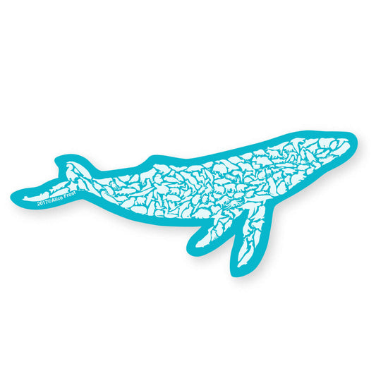 Humpback Whale Sticker - Alice Frost Studio