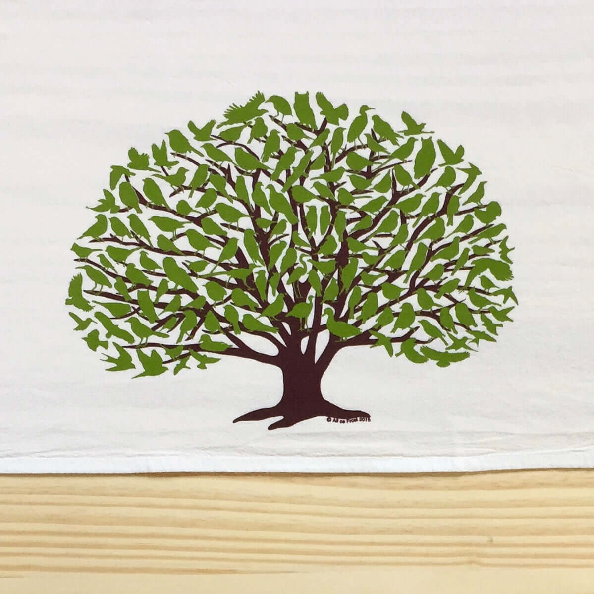 Oak tree woodland birds