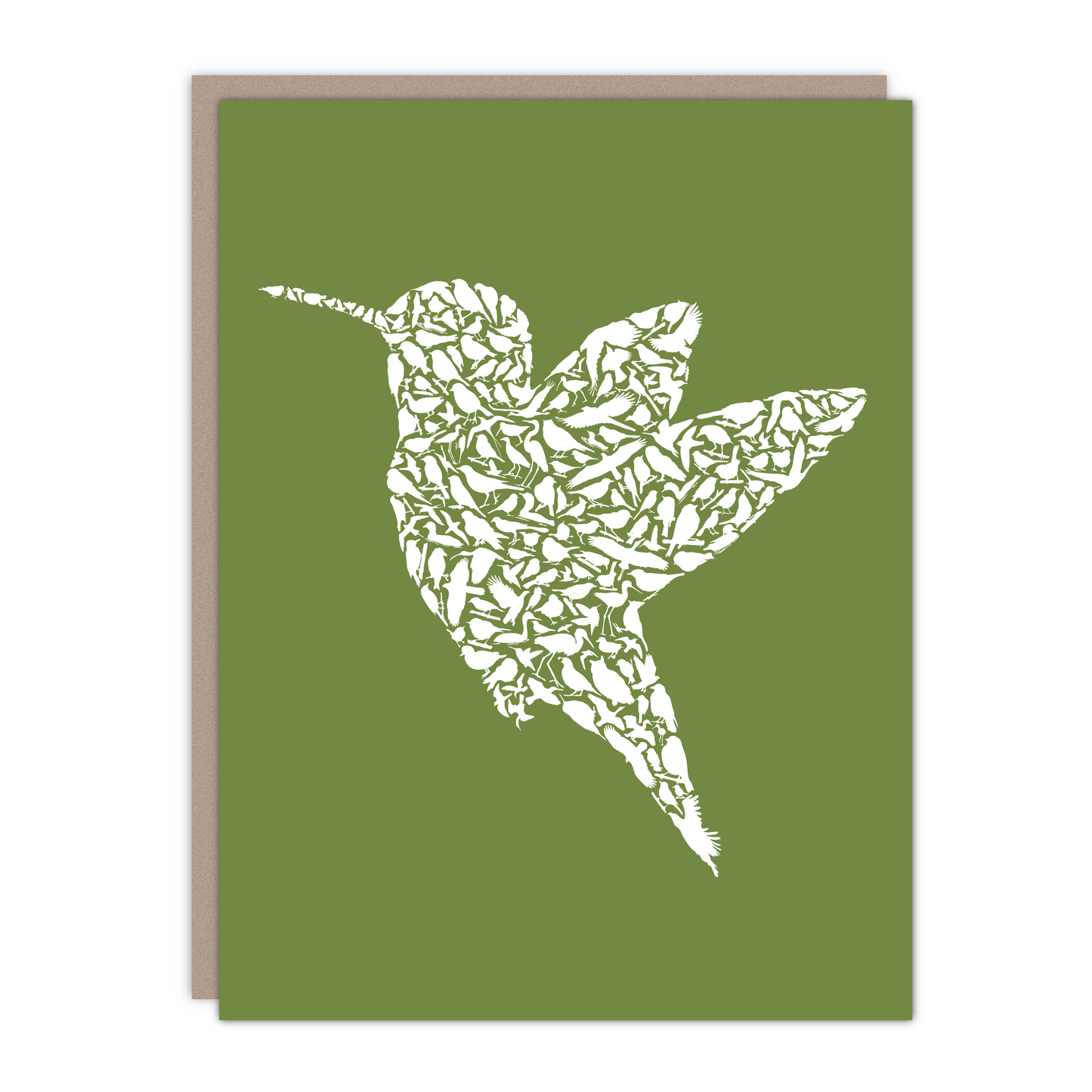 New size! Hummingbird Art Card - Alice Frost Studio