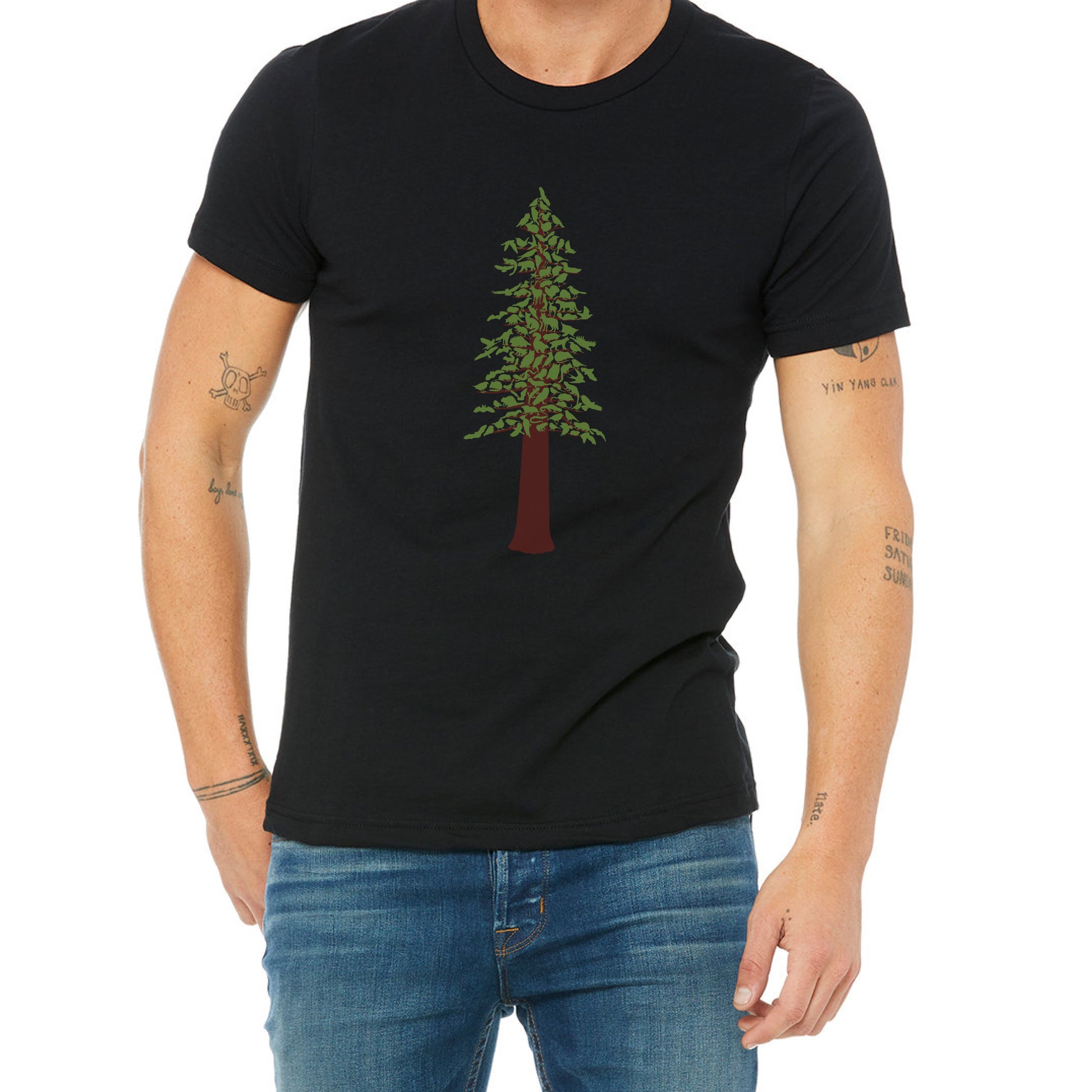 Redwood Forest Tree T-shirt - Alice Frost Studio