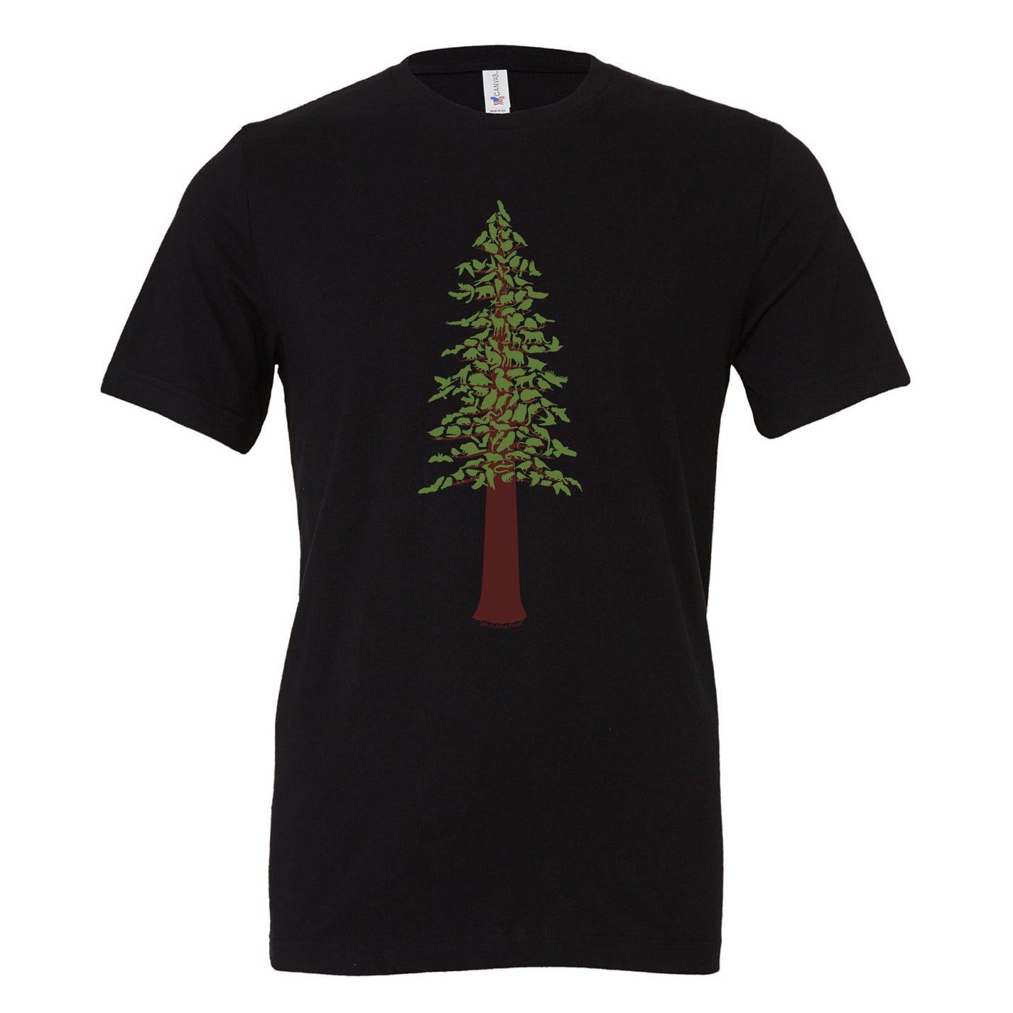Redwood Forest Tree T-shirt – Alice Frost Studio