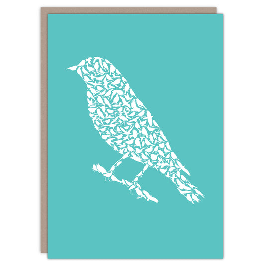 Western Bluebird Art Card - Alice Frost Studio