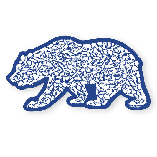 Grizzly Bear Sticker - Alice Frost Studio