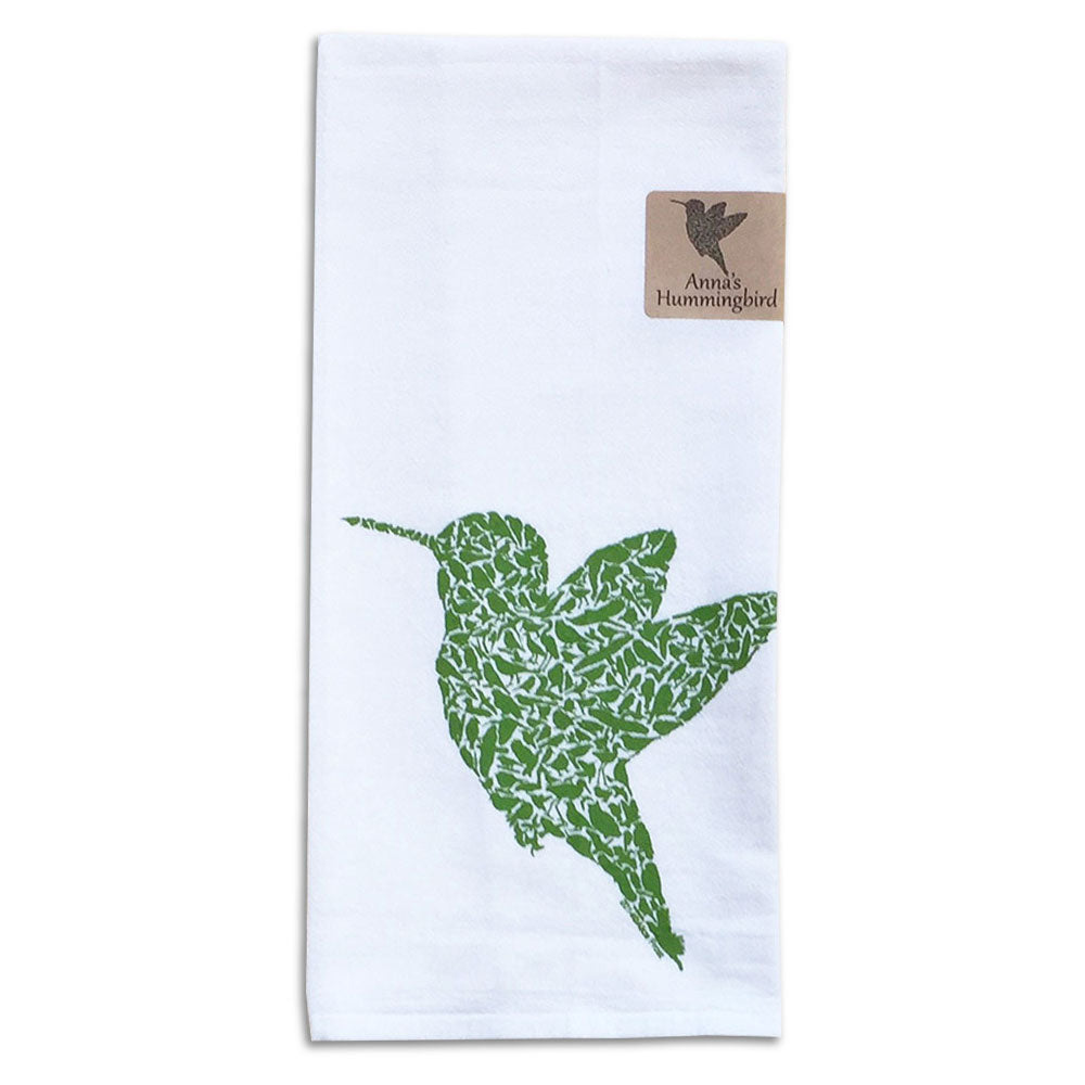 Hummingbird Kitchen Tea Towel - Alice Frost Studio