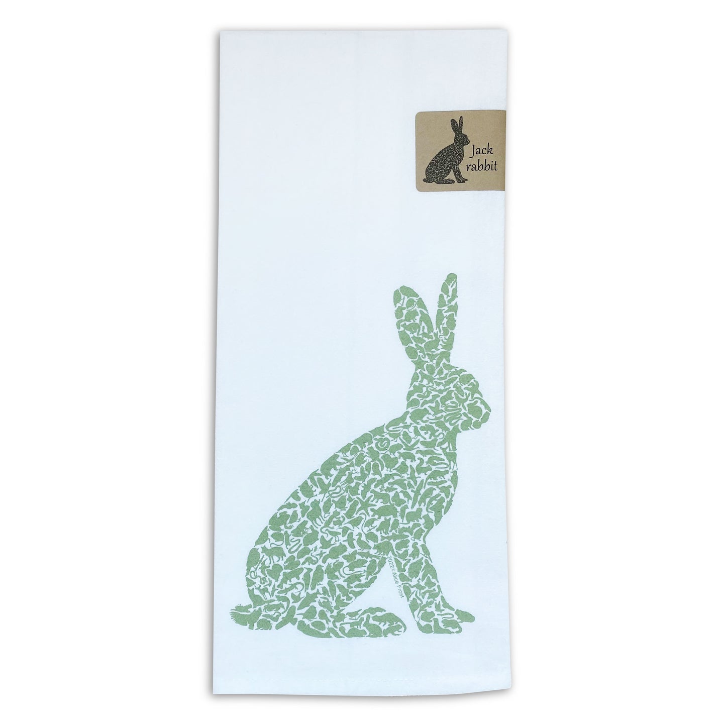 Jack Rabbit Tea Towel - Alice Frost Studio