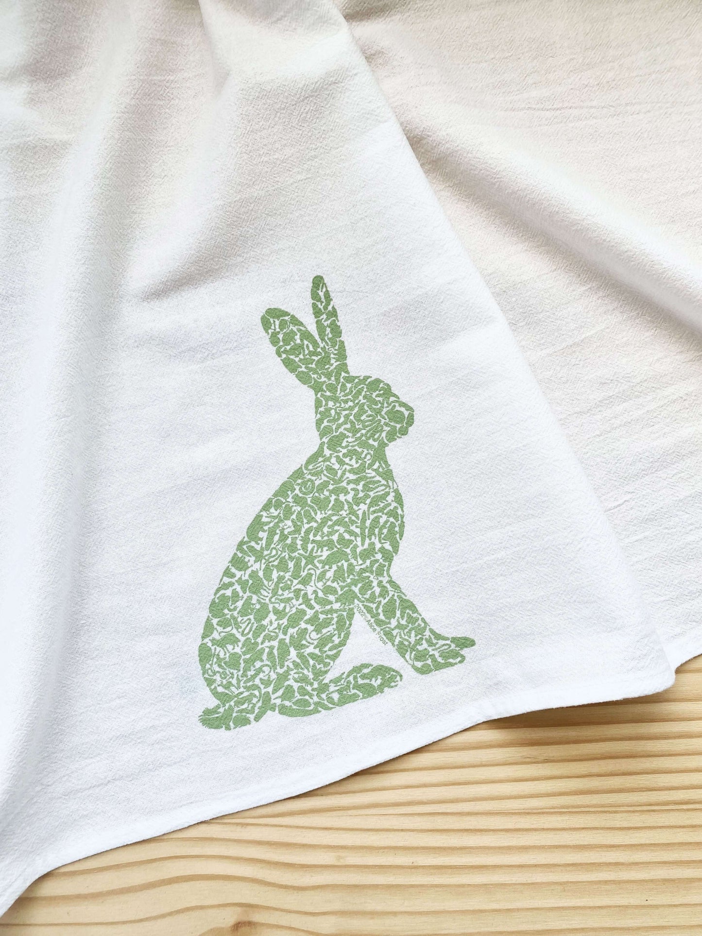 Jack Rabbit Tea Towel - Alice Frost Studio