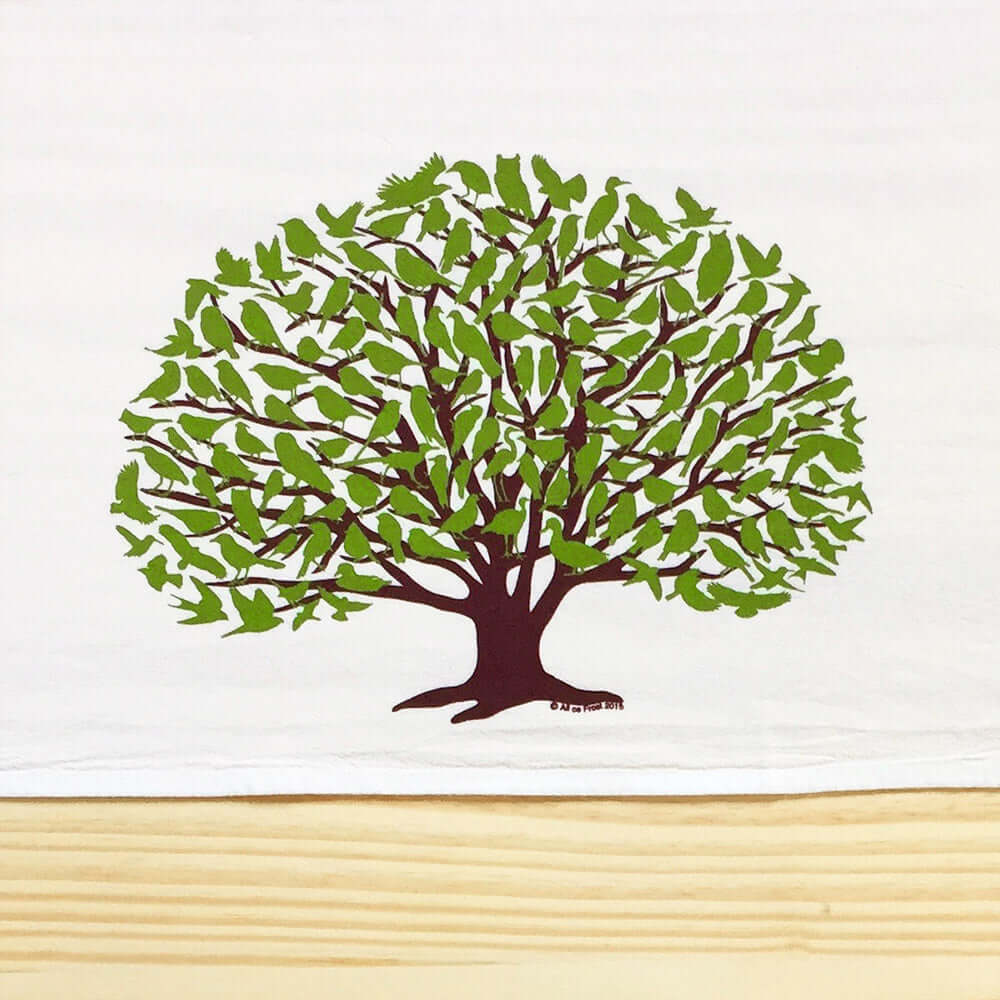 Oak Woodlands Tree Tea Towel - Alice Frost Studio