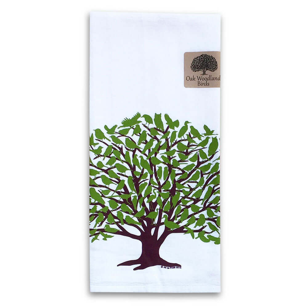 Oak Woodlands Tree Tea Towel - Alice Frost Studio