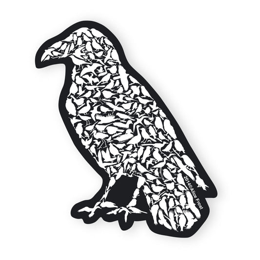 Raven Sticker - Alice Frost Studio