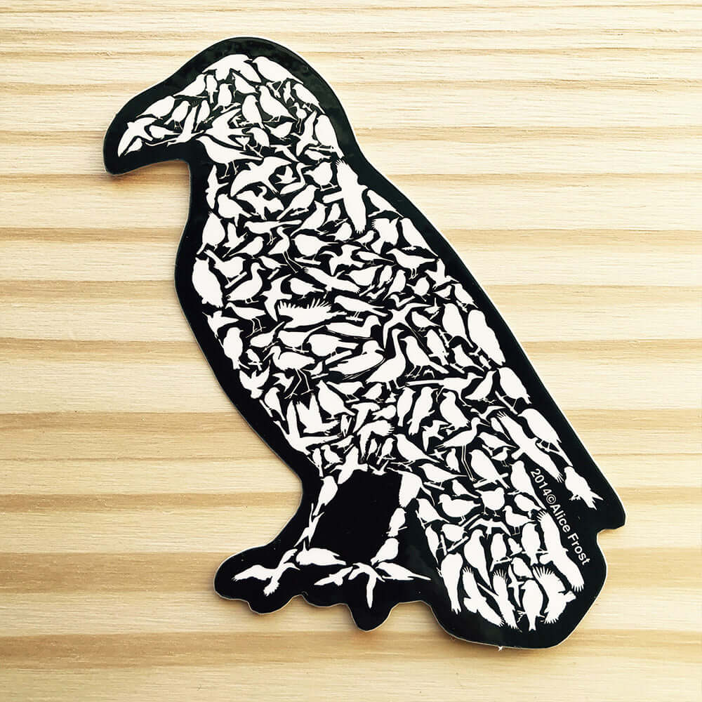 Raven Sticker - Alice Frost Studio