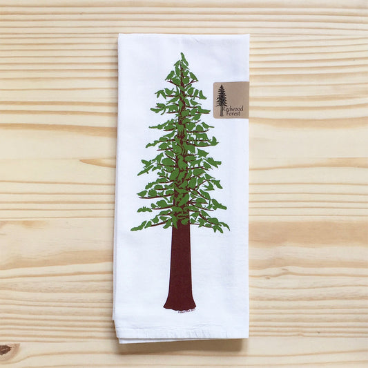 Redwood Tree Flour Sack Towel - Alice Frost Studio