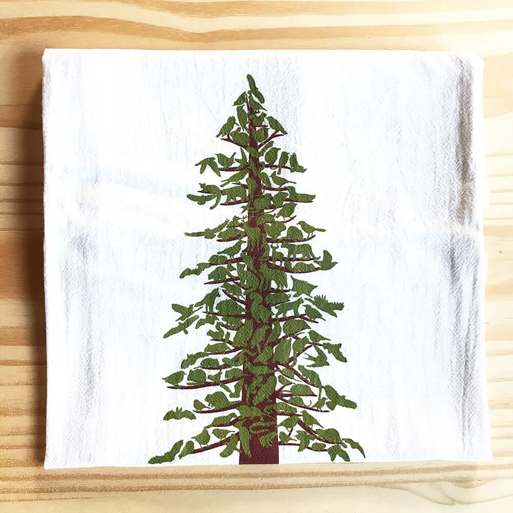 Irregular Redwood Tree Towel - Alice Frost Studio