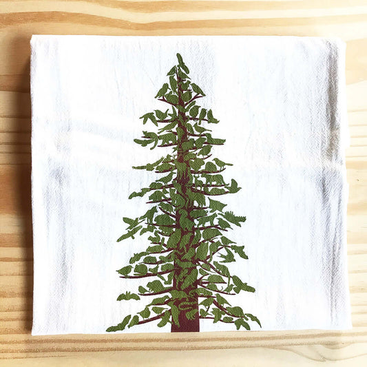 Irregular Redwood Tree Towel - Alice Frost Studio