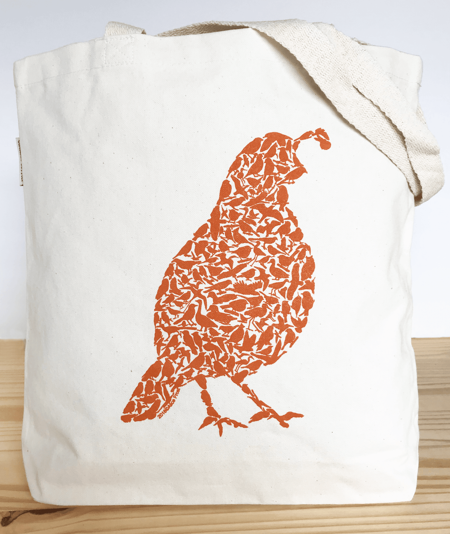 Quail Organic Tote Bag - Alice Frost Studio